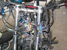 83 Honda CB550 Front Re-wire