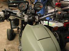 83 Honda CB550 Moved Instrument Panel