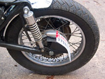 Kawasaki KZ1000 Rear Wheel